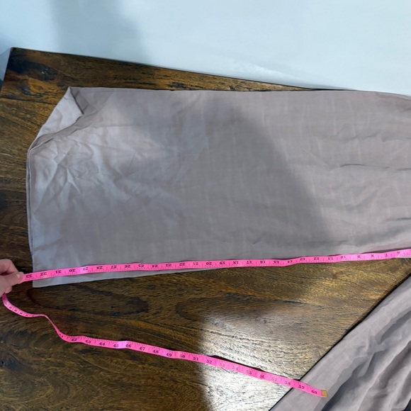 Anthropologie Elevenses Women's Wide Leg Tan Pants - Picture 5 of 9